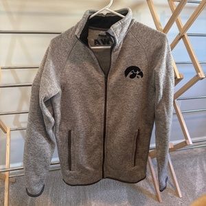 Iowa Hawkeyes Zip Up Sweater